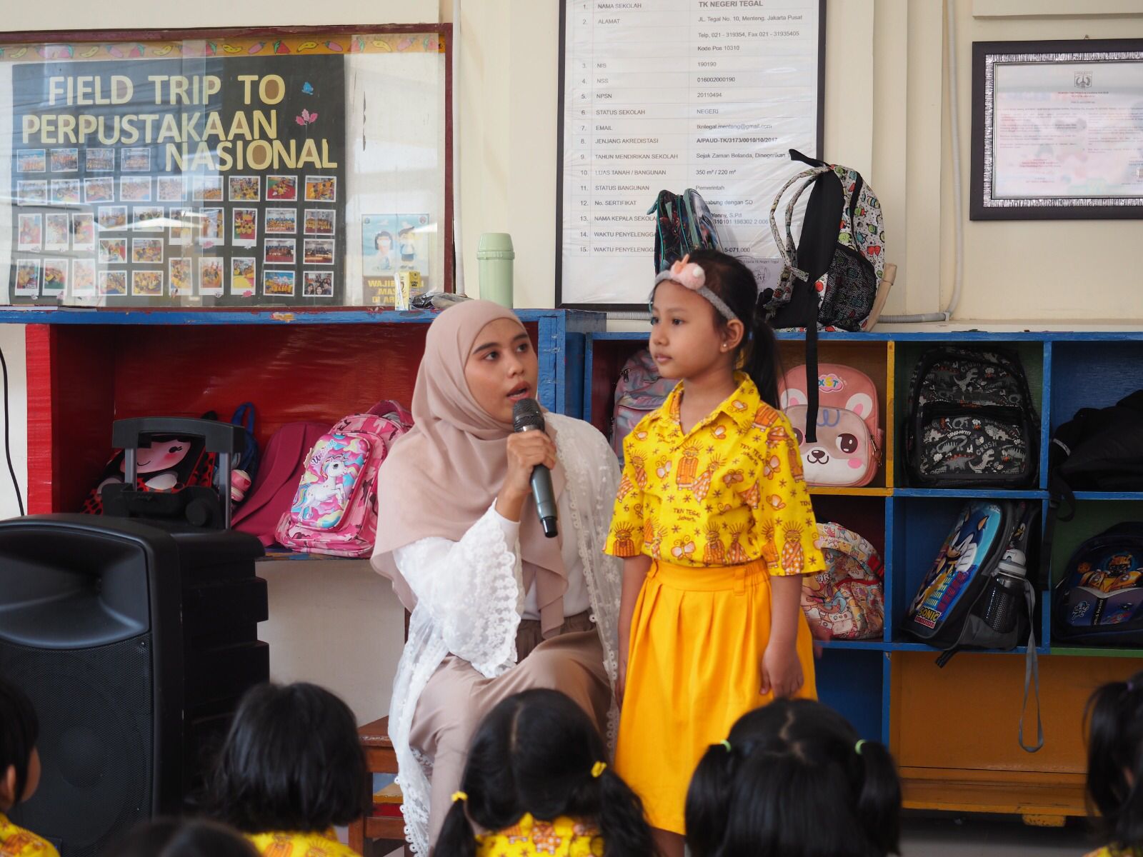 Roadshow Workshop Membaca Dan Literasi Perpustakaan Di TK Negeri Tegal